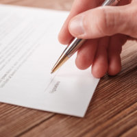signing contract