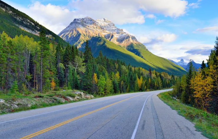 Looking at a beautiful highway in mountains knowing you are covered with an extended warranty